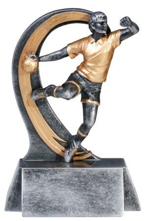 Handballständer, Handballspieler Resin, 18 cm hoch
