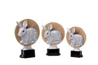 Kleintierständer "Kaninchen", Resin, 16 cm