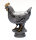 Kleintierfigur Huhn mit Sockel, 12,3 cm hoch, resin