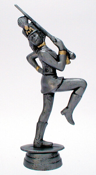 Karnevals-Figur,resin, 17,2 cm hoch mit Sockel