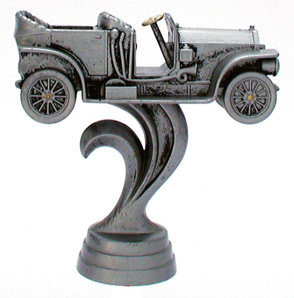 Motorsport-Figur "Oldtimer", resin, 11,8 cm hoch mit Sockel