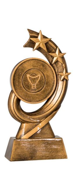 Neutrale-Ständer Sternenkranz, gold, 15,5 cm