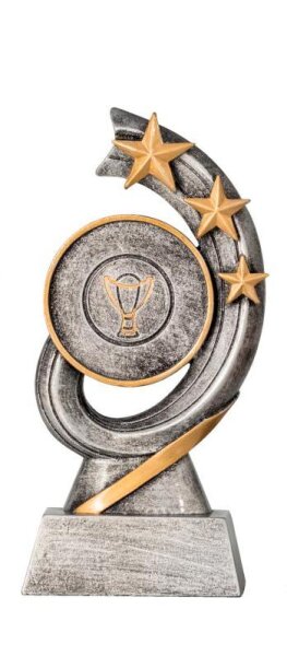 Neutrale-Ständer Sternenkranz, silber, 15,5 cm
