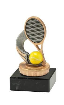Tennis-Ständer, resin, 10 cm hoch, mit Sockel