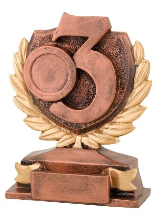 Pokalständer Platz 3, 12,1 cm hoch