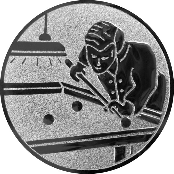 Billardspieler Emblem