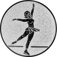 Eiskunstläuferin Emblem
