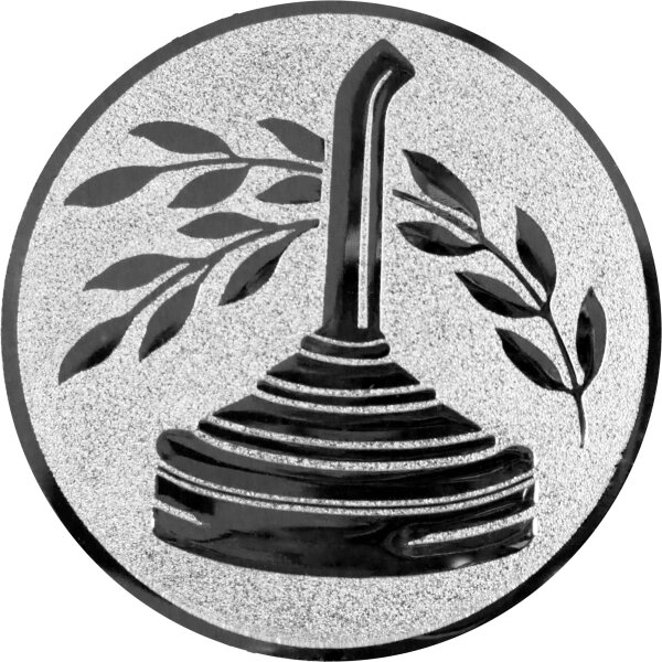 Eisstock Lorbeerzweig Emblem