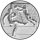 Torschuß 3D Emblem 50mm bronze