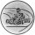 Go Kart Rennen Emblem 50mm bronze