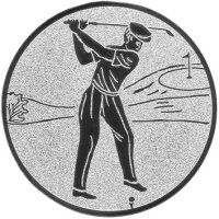 Golfspieler Emblem