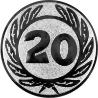 Zahl 20, Jubil&auml;um Emblem