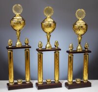 Säulen - Pokal, gold, 63,5 bis 67,5 cm oder 3er Serie
