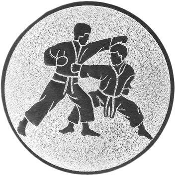 Kampfsport Karate Emblem 25mm gold