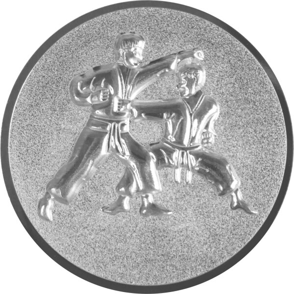 Kampfsport Karate 3D Emblem 50mm bronze