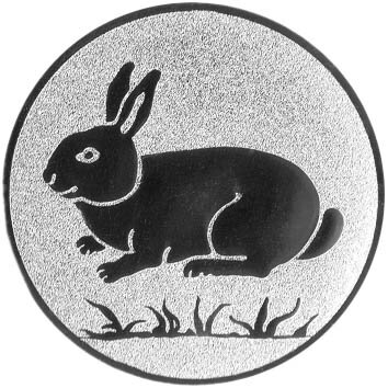 Kaninchen Emblem 25mm gold