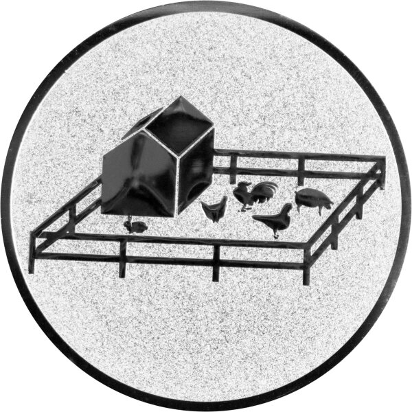 Kleintierzucht Hühnerhof Emblem