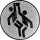 Korbball Piktogramm Emblem 25mm gold