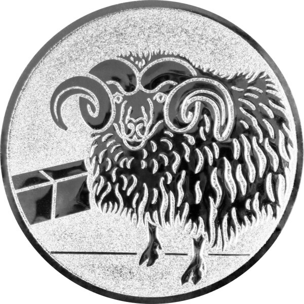 Landwirtschaft Bock Emblem 50mm bronze