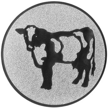 Landwirtschaft Kuh Emblem