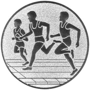 Leichtathletik Marathon Emblem