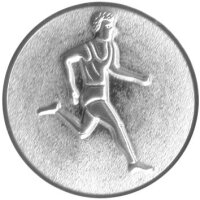 Leichtathletik Herren Läufer 3D Emblem,