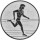 Leichtathletik Damen Läuferin 25mm gold