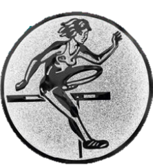 Leichtathletik Damen H&uuml;rten Emblem