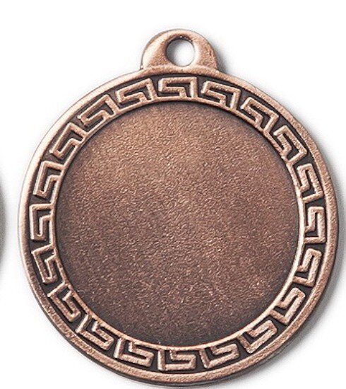 10 Stück Medaille Medaillen gold silber bronze oder Set 40 mm Stahl MMC6040 