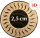 Neutral Sternmuster Emblem 2,5 auf 5cm