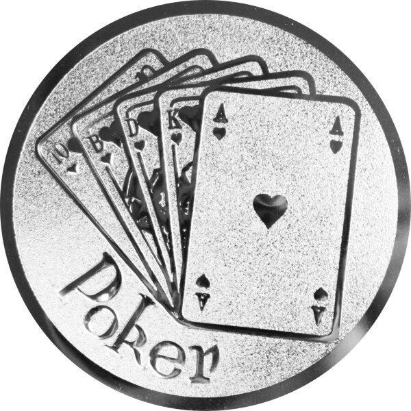 Pokern Emblem 25mm gold