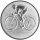 Radsport Rennrad 3D Emblem, 25mm bronze