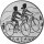 Radwandern Emblem 50mm bronze