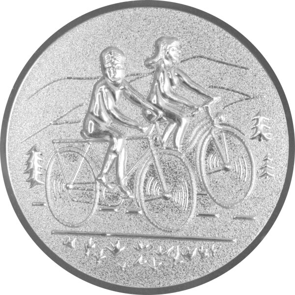 Radwandern 3D Emblem, 25mm gold