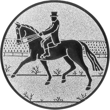 Dressur-Reiten Emblem 25mm gold