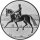 Dressur-Reiten Emblem 50mm bronze