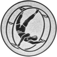 Rhönrad Emblem 25mm silber