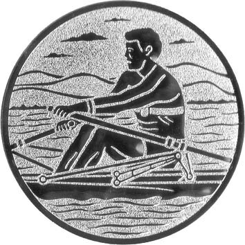 Rudern Einer Emblem