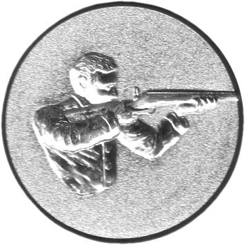 Schießen Herren, 3D Emblem,