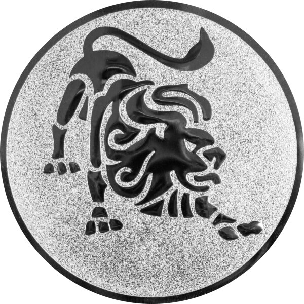 Sternzeichen Löwe Emblem 25mm gold