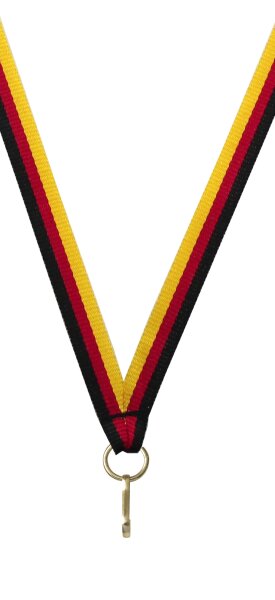 Halsband 10 mm, dreifarbig