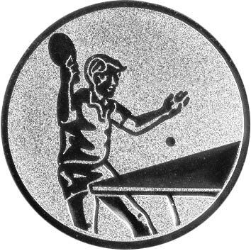 Tischtennis Herren Emblem 25mm gold