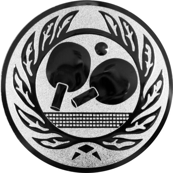 Tischtennis mit Kranz Emblem