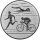Triathlon Emblem 25mm gold