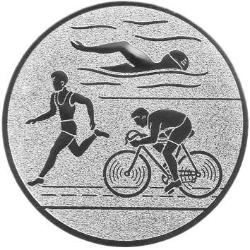 Triathlon Emblem 50mm bronze