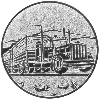 Trucker Emblem, 25mm gold
