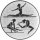 Mehrkampf Turnen Damen Emblem, 50mm gold
