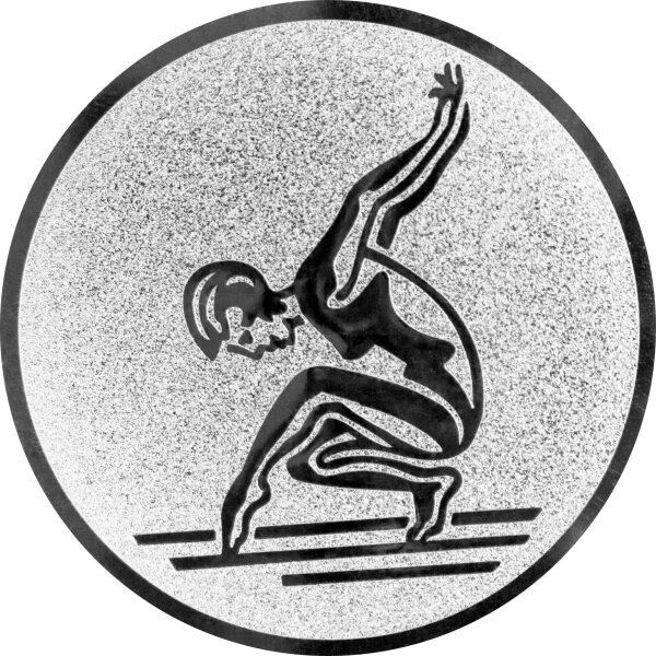 Bodenturnen Emblem, 50mm bronze