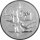 Turnen 3D Emblem, 50mm silber