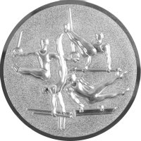 Turnen 3D Emblem, 50mm bronze